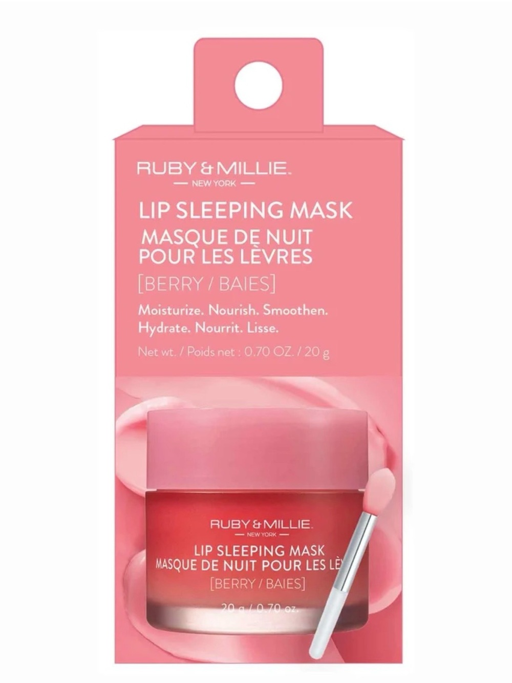 Ruby & Millie lip sleeping mask, berries
